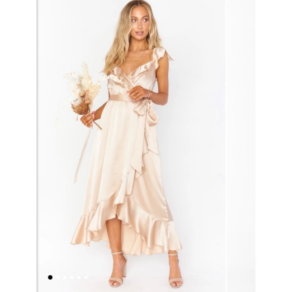 Show Me Your MuMu Samantha Champagne Wrap S